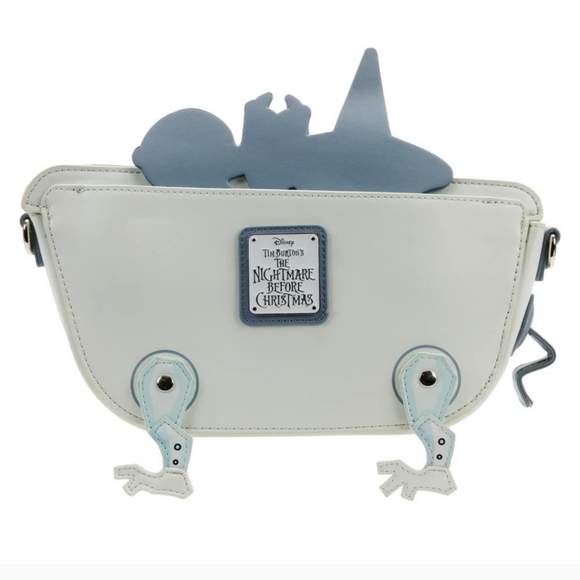 Loungefly Disney Nightmare Before Christmas Lock Shock Barrel Bath Tub Crossbody - Picture 5 of 7